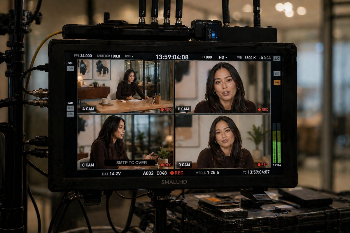 Single host at video village